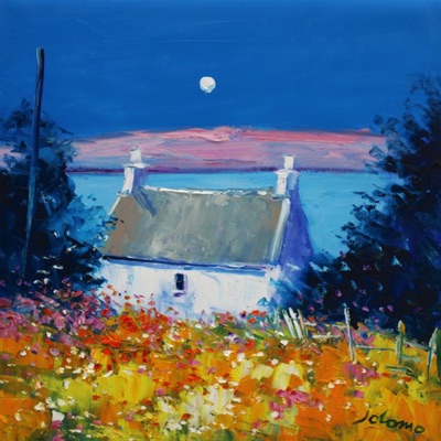 Croft and garden Isle of Iona 24x24 Croft and garden Isle of Iona 24x24